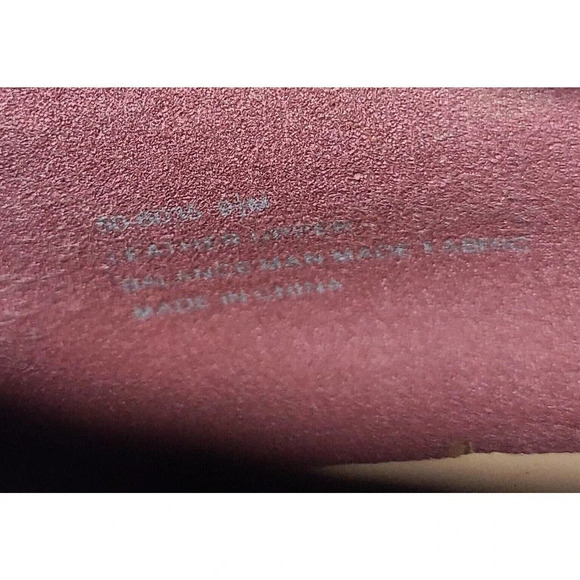 BELLA VITA MAROON LEATHER SUEDE ANKLE BOOTS SIDE ZIP WOMEN'S US SZ 9.5 - Picture 9 of 9